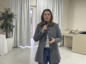 Prefeita de Estrela, Carine Schwingel ressaltou importância da parceria